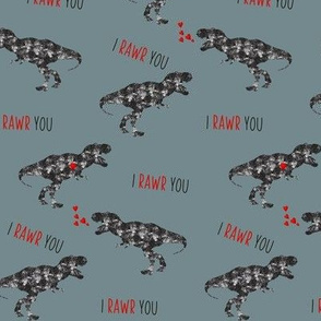 5" I Love You in Dinosaur // Juniper
