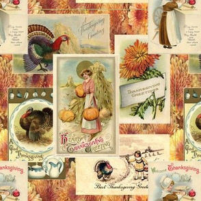 Victorian Postcards for Thanksgiving