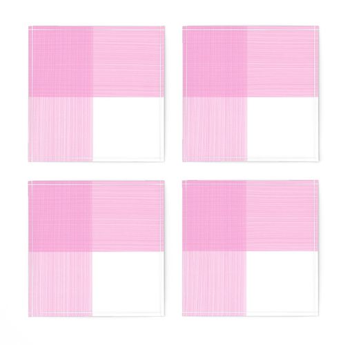 Pink 6"  Buffalo Plaid