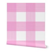 Pink 6"  Buffalo Plaid