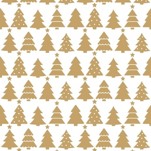 Gold Christmas Trees