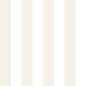 Basic 1" stripe Frostbite White
