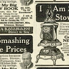 Pot Belly Stove ad from 1918
