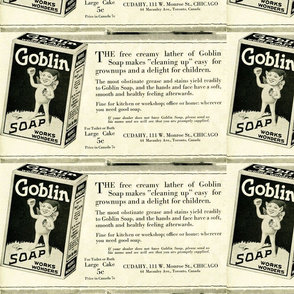 1918  Goblin Soap Advertisement