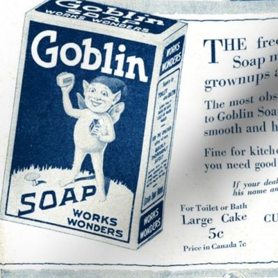 1918 Goblin Soap advertisement 