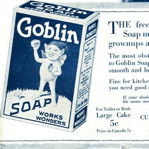 1918 Goblin Soap advertisement 