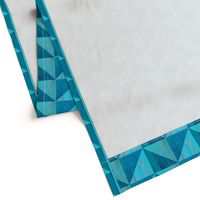 Blue triangle pattern