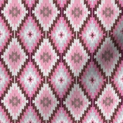 Earthen Kilim, pink clay