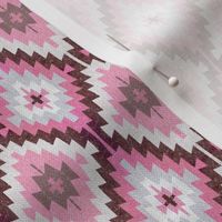 Earthen Kilim, pink clay