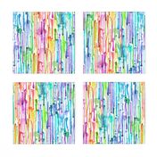 Watercolor Rainbow Paint Drips