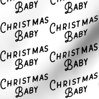 christmas baby // black tilt