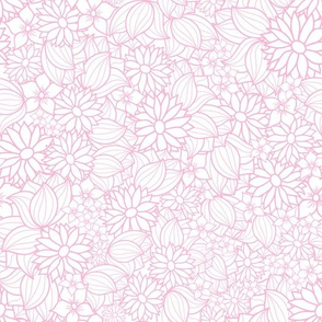 Pink Floral Repeat Pattern