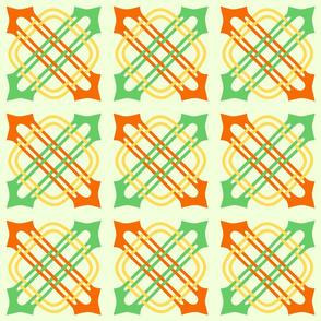 Merlins Knot Orange Yellow Green