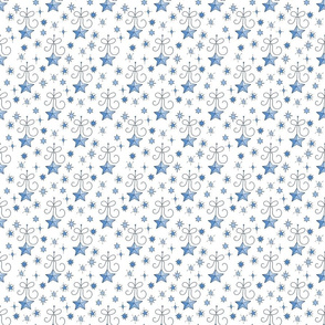 Blue Stars Small Scale
