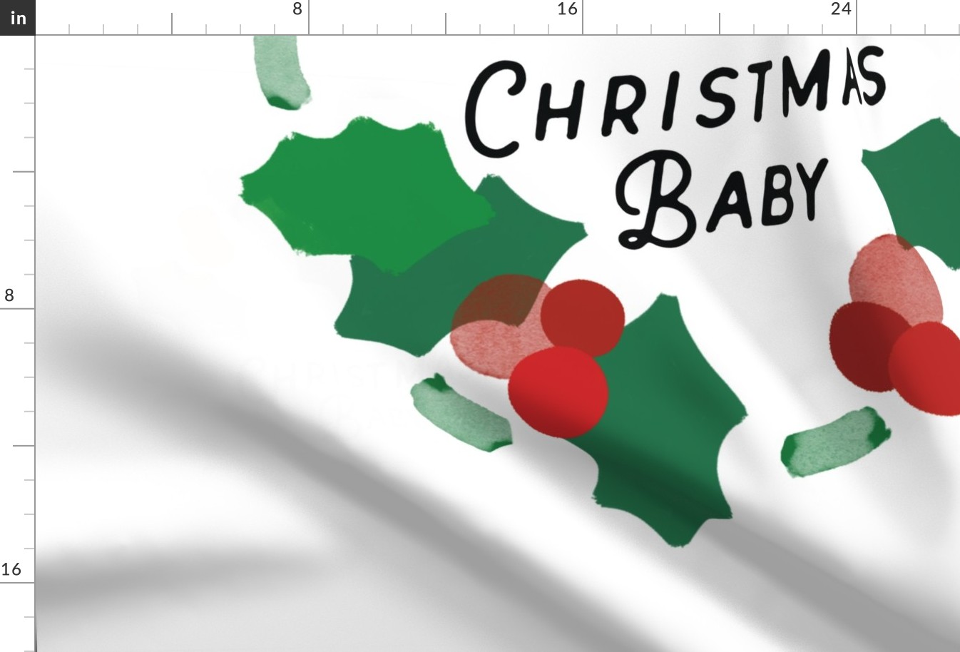 1 blanket + 2 loveys: christmas baby wreath