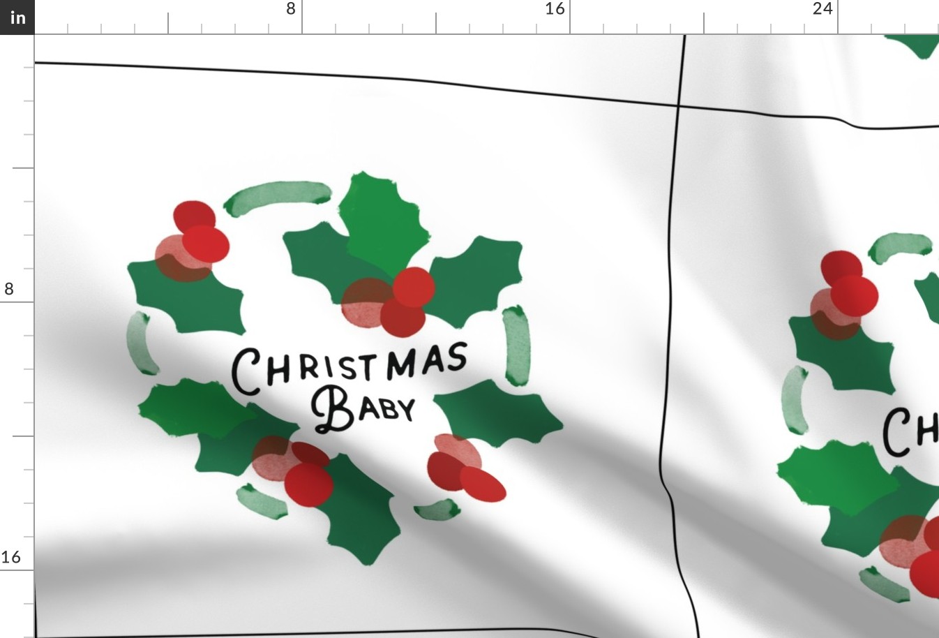 6 loveys: christmas baby wreath