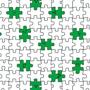 puzzled | green