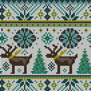 Festive Fair Isle - Cream