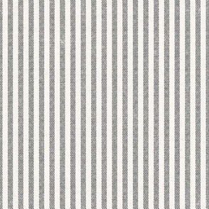 AEGEAN DENIM WHITE TICKING STRIPE