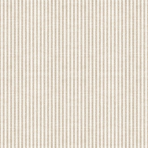 AEGEAN BEIGE TICKING STRIPE