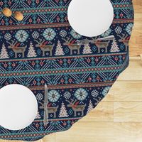 Festive Fair Isle - Navy Blue