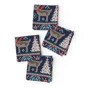 Festive Fair Isle - Navy Blue