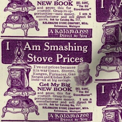 KalamaZoo Direct to You 1918 pot belly stove ad