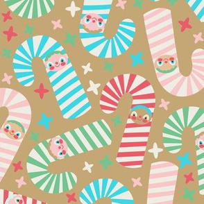 Candy Cane Kids Gold