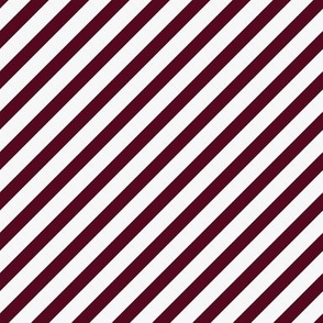 Burgundy and Light Gray Diagonal Stripes Pattern K074