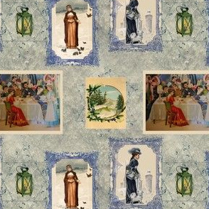 Victorian Postcards for Hanukkah