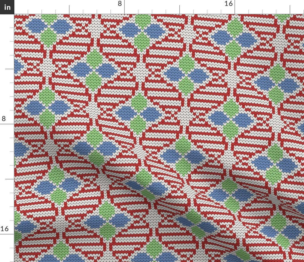 08169463 : knit DNA argyle