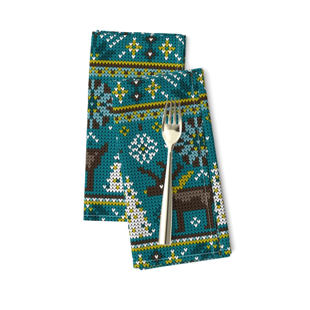 Festive Fair Isle - Teal