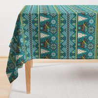 Festive Fair Isle - Teal