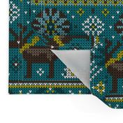 Festive Fair Isle - Teal