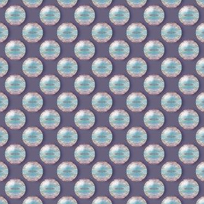 CPD 1 - Chevron Polka Dots in Blue - Lavender - Pink