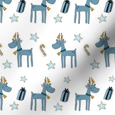 Baby Reindeer And Stars