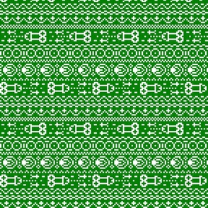 fair isle NSFW green