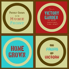 Mason Jar Toppers: Victory Garden Edition
