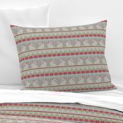 A jackelope holiday fair isle