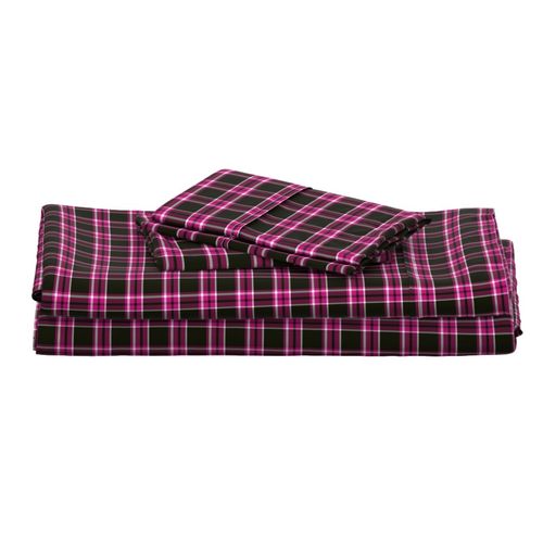 pink and black plaid ii 2x2