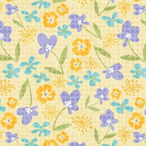 Floral Whimsy -Yellow