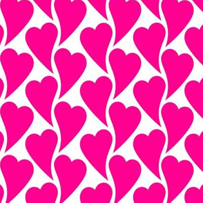 wavy heart pink