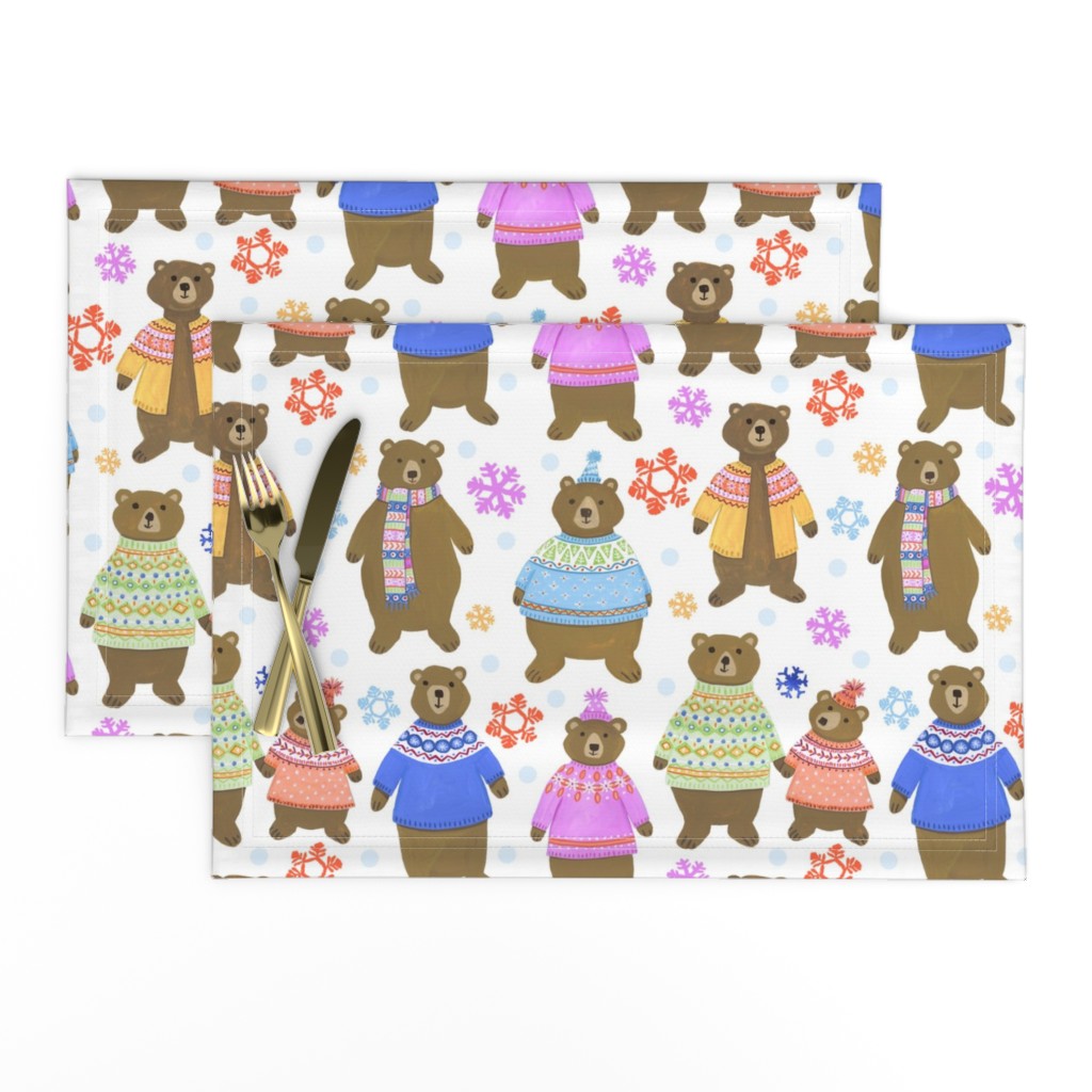 Fair Isle Fashion Bears