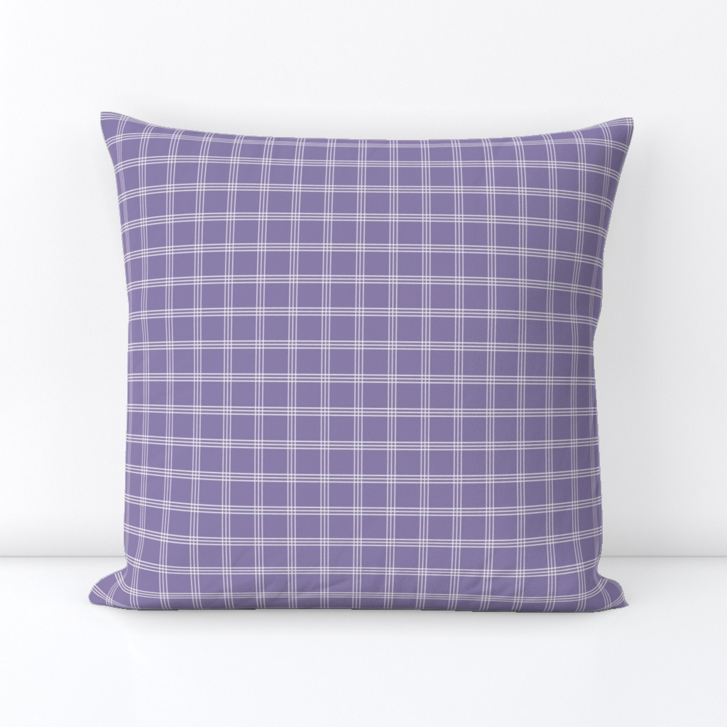 Pretty Plaid 1": Violet Purple Plaid