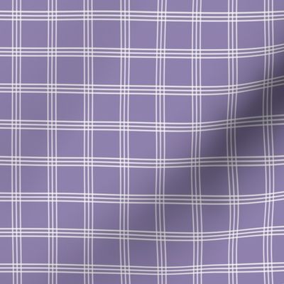 Pretty Plaid 1": Violet Purple Plaid