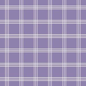 Pretty Plaid 1": Violet Purple Plaid