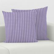 Posie Crossing: Violet Purple Geometric Floral