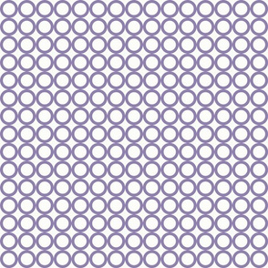 Round N Round: Violet Purple Circle Grid