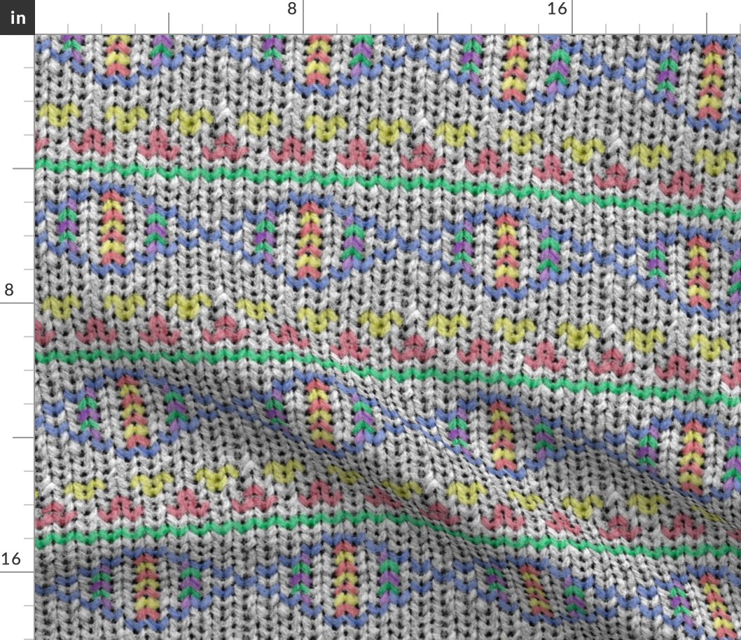 Fair Isle Sweater Knit DNA
