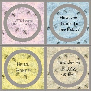 Mason Jar Toppers: Save the Bees Edition
